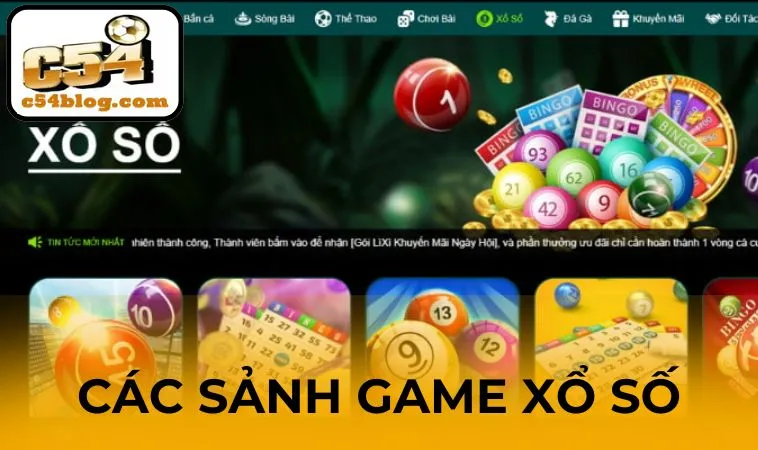 3 nhà phát hành game Xổ Số đình đám tại C54